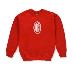 Logo AC Milan kids' sweatshirts Unisex red and white